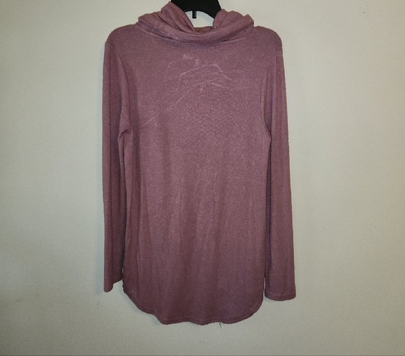 Women's Mauve Loose Cowl Neck - Picture 2 of 5